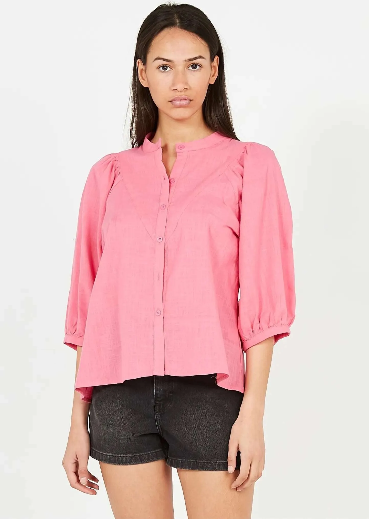 Alito Cotton Blouse: Pink