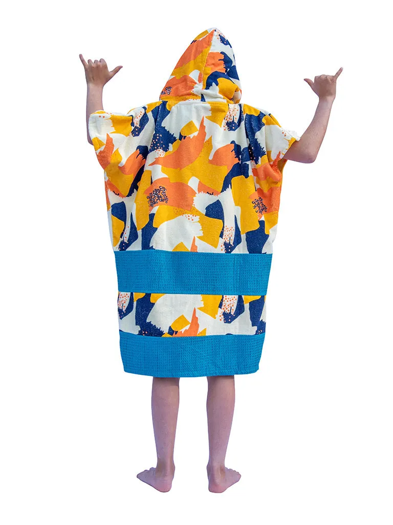 All-In Junior V Poncho Camo Sunny Surf Poncho