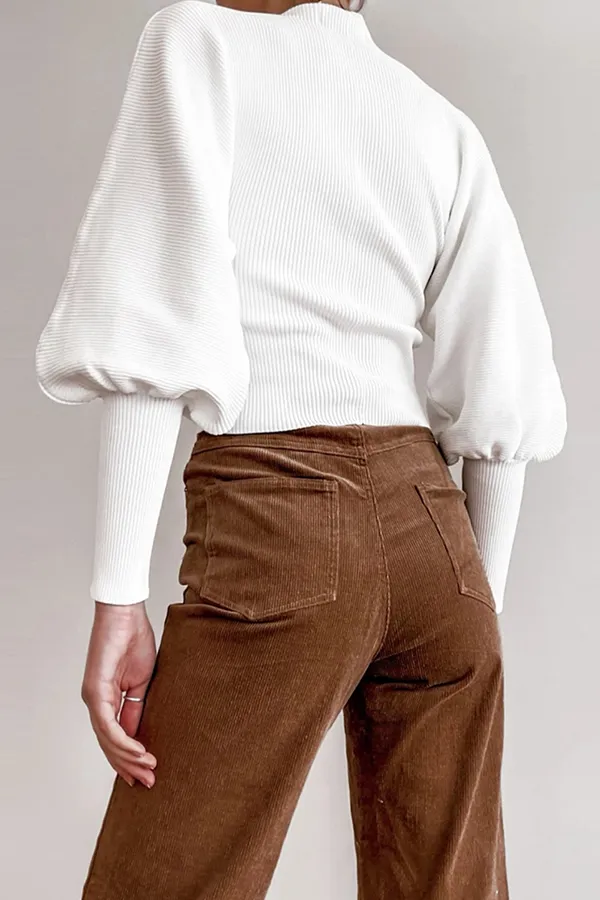 Casual & Stylish Classic Solid Patchwork Turtleneck Tops Sweater