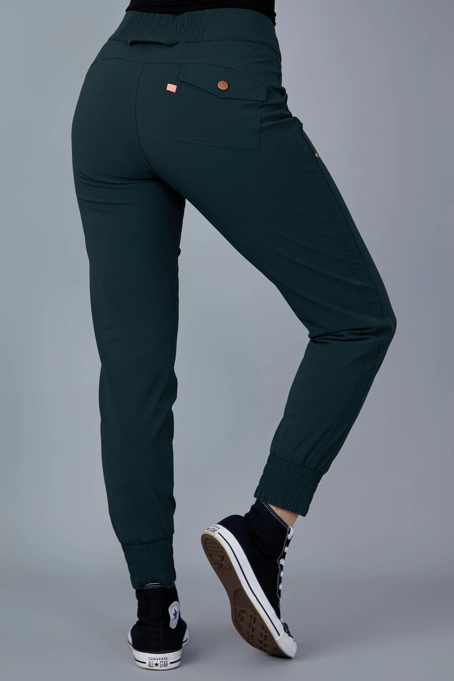 Casual Stroll Pants - Forest Green