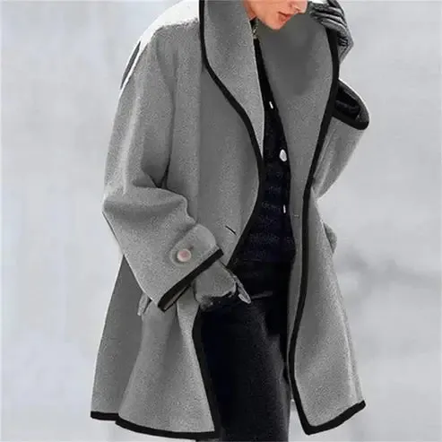 Christmas hot sale 50% off Women's Autumn And Winter Woolen Coat