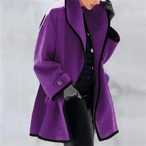 Christmas hot sale 50% off Women's Autumn And Winter Woolen Coat