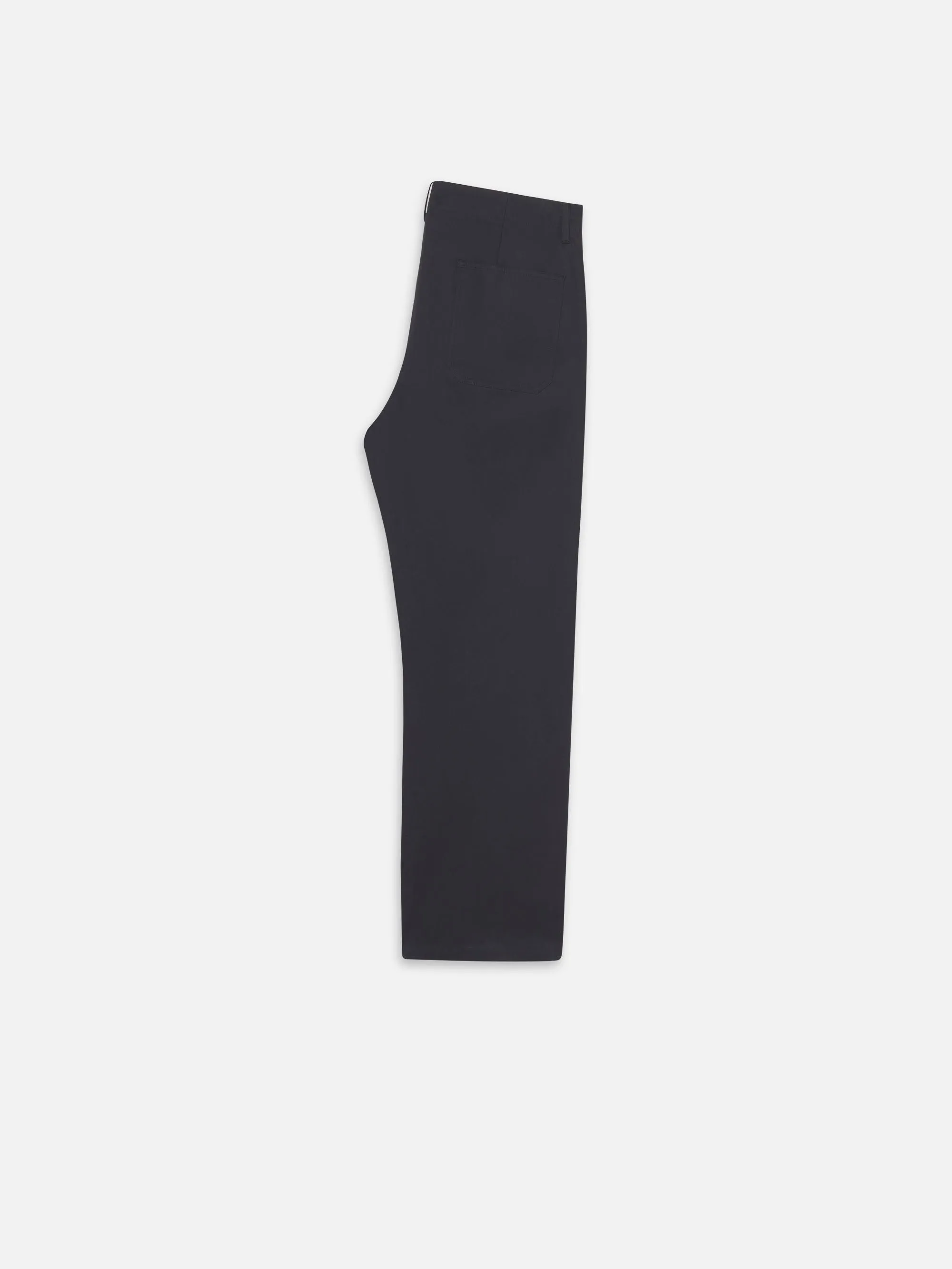 Cotton Relaxed Trousers -- Dark Navy