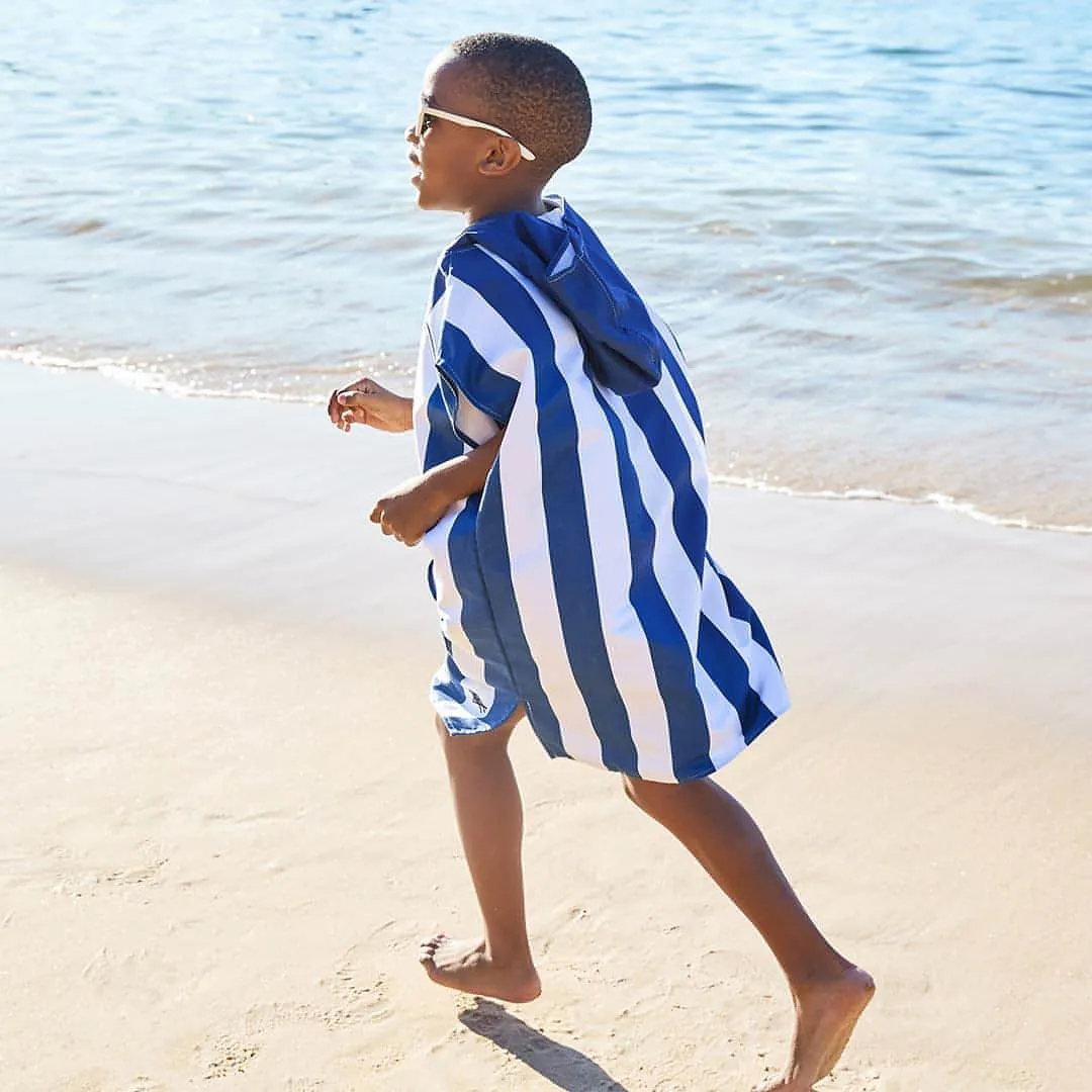 Dock & Bay Kid's Beach Poncho - Whitsunday Blue