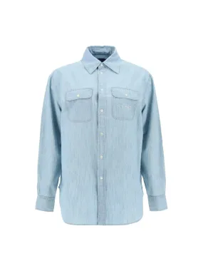 Embroidered Chambray Shirt