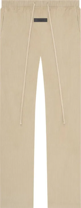 Fear of God Essentials Relaxed Corduroy Pants 'Sand', tan