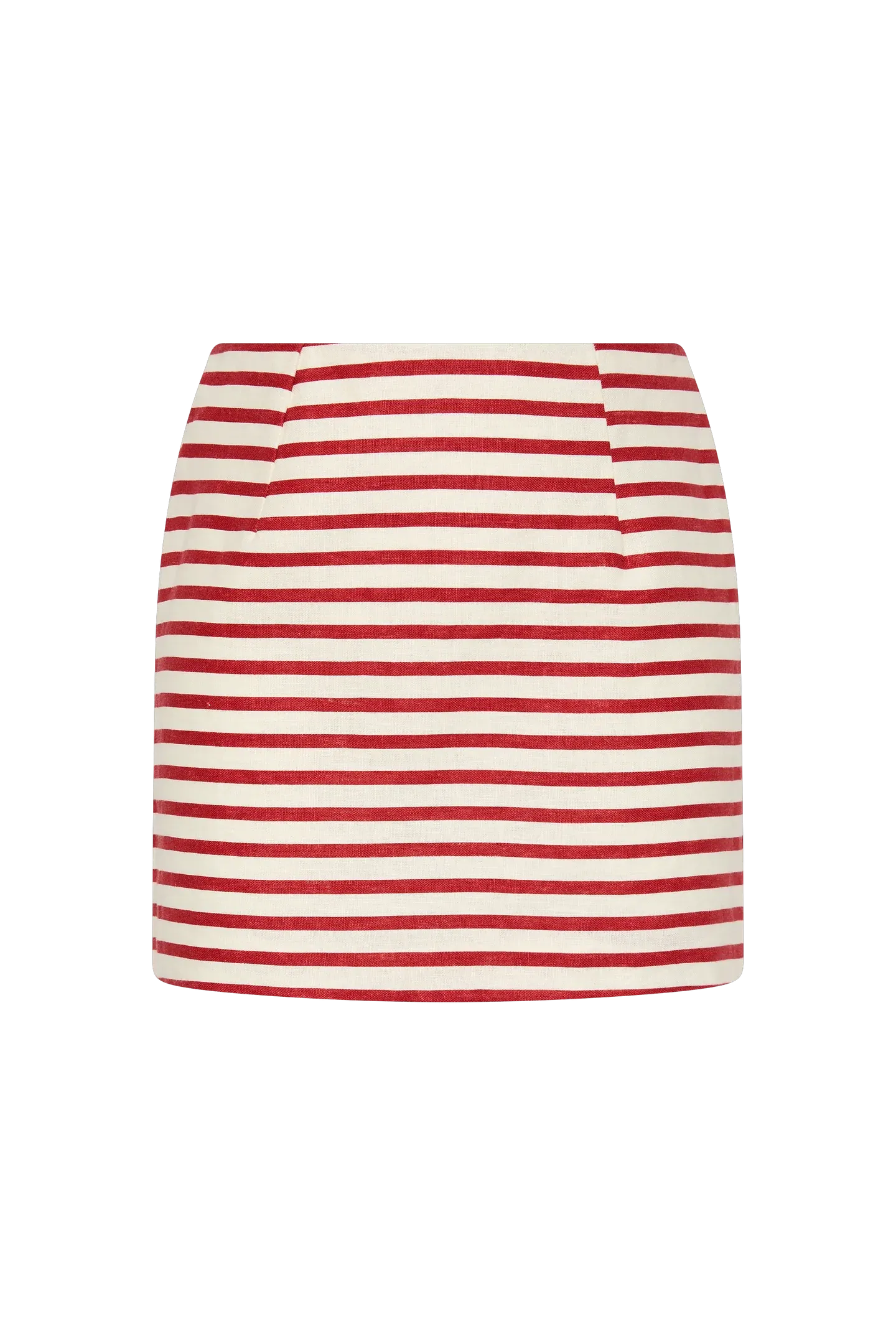 Jane Mini Skirt Breton Stripe Red