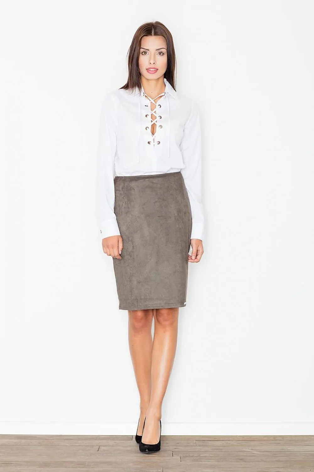 Knee-Length Classic Skirt  Figl