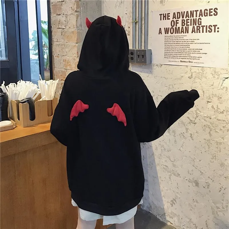 Korean Hoodie Small Devil