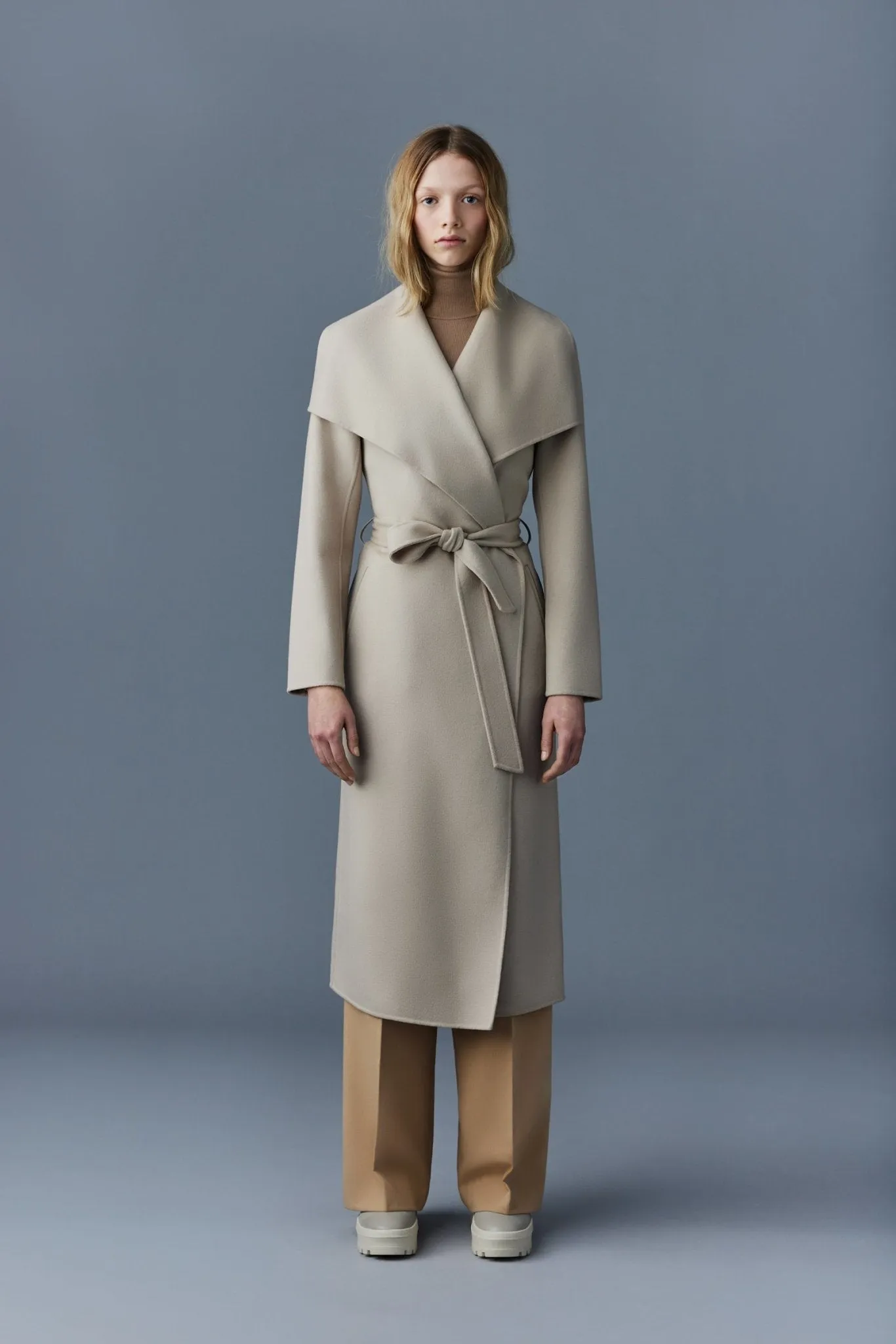 MACKAGE MAI - Double-Face Wool Wrap Coat