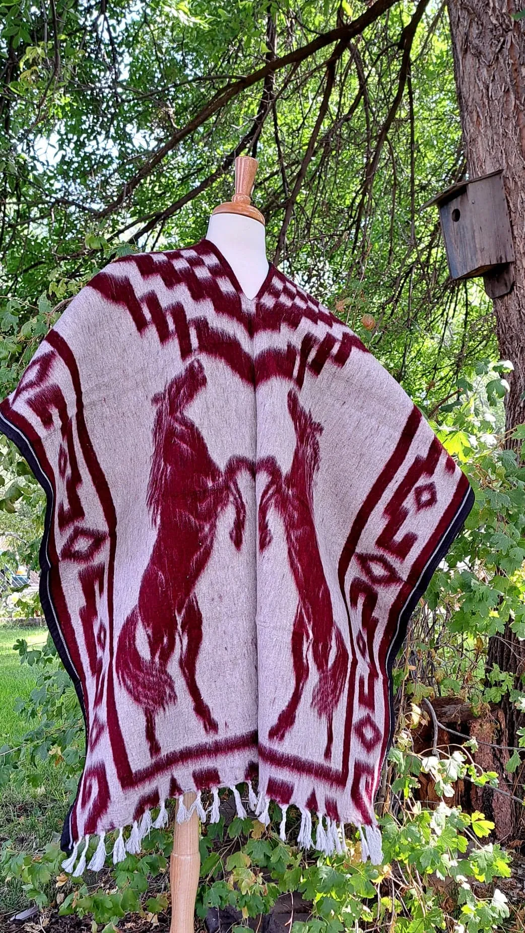 Mexican Warm Poncho-Gaban