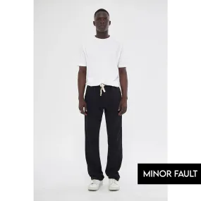 (Minor Fault) Black Relaxed Fit Trousers