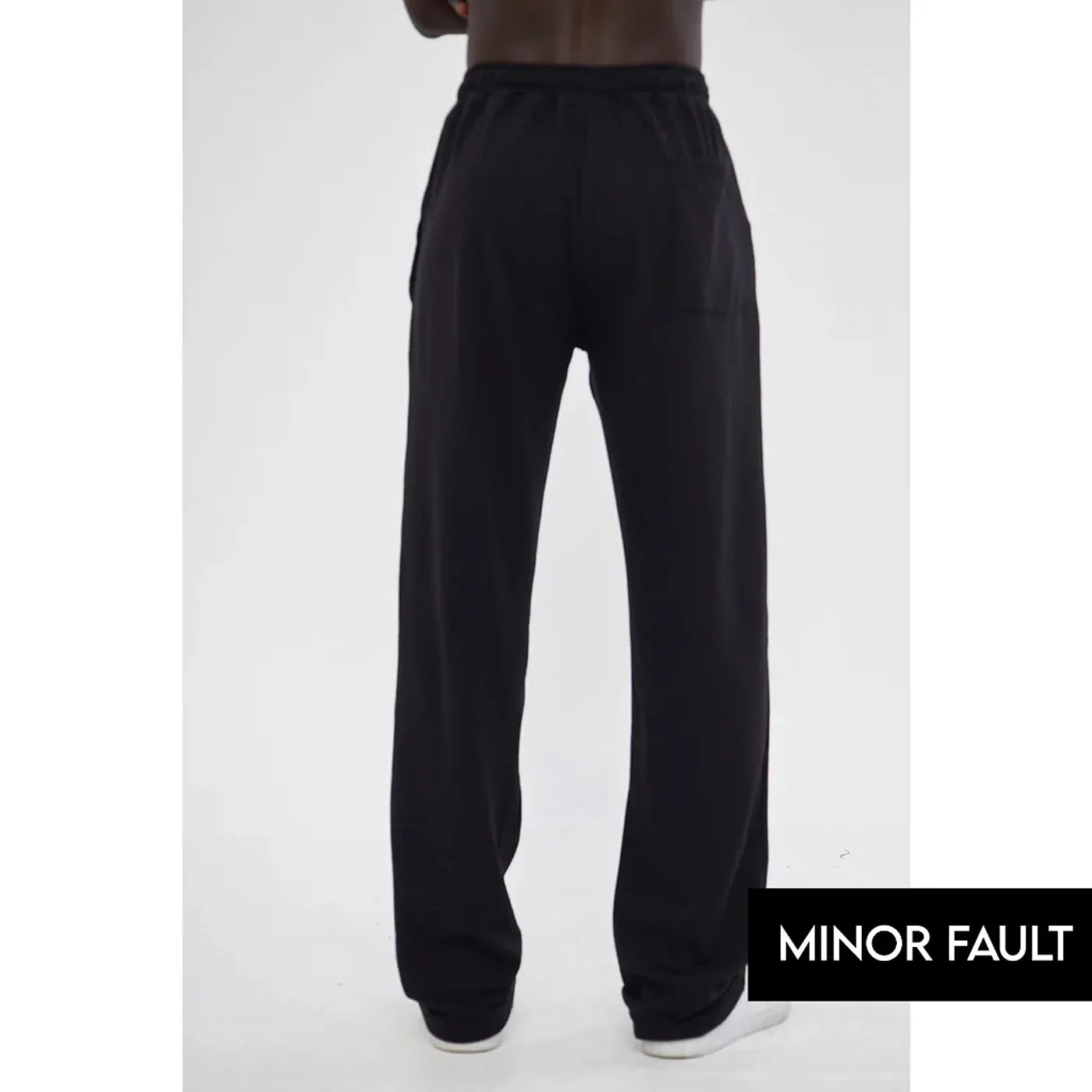 (Minor Fault) Black Relaxed Fit Trousers