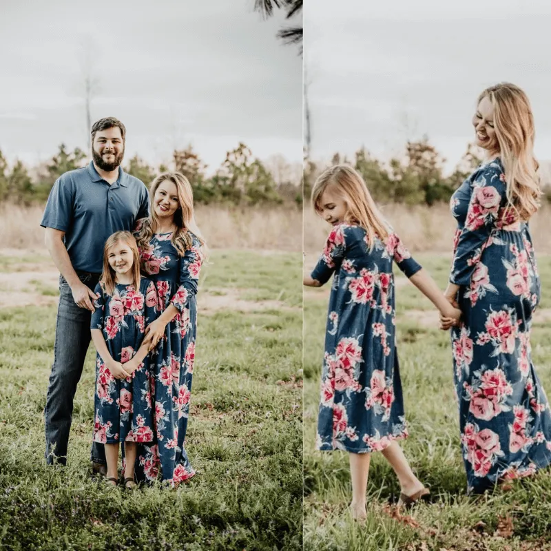 Patchwork Floral Print Baby Dress