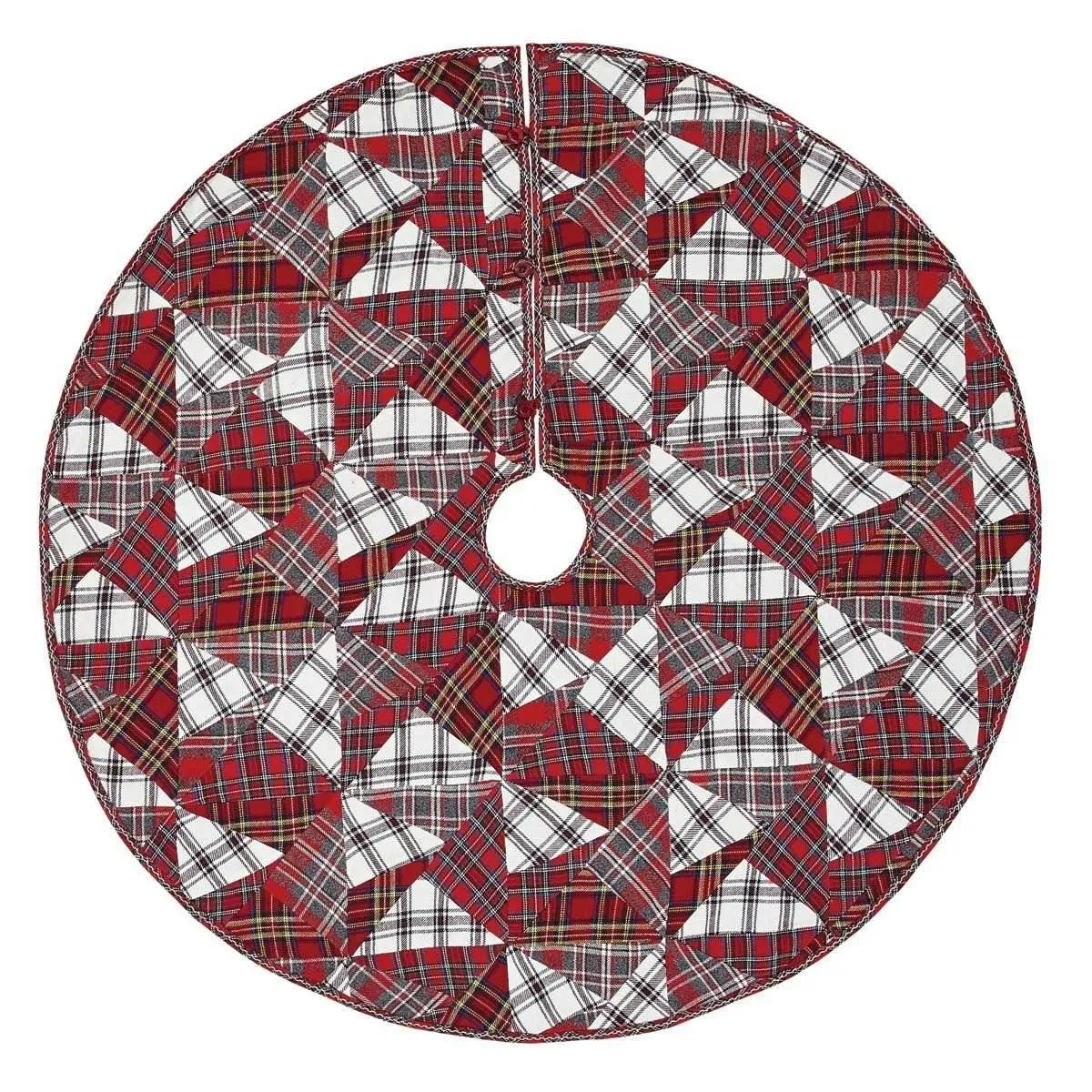 Peyton Christmas Tree Skirt 48 VHC Brands