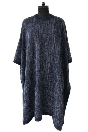 Space dyed Navy & Grey kimono