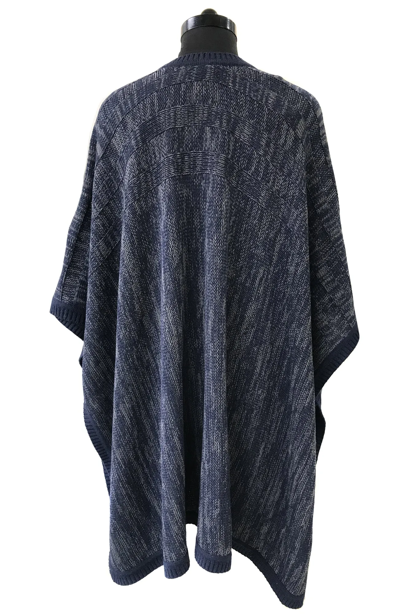 Space dyed Navy & Grey kimono