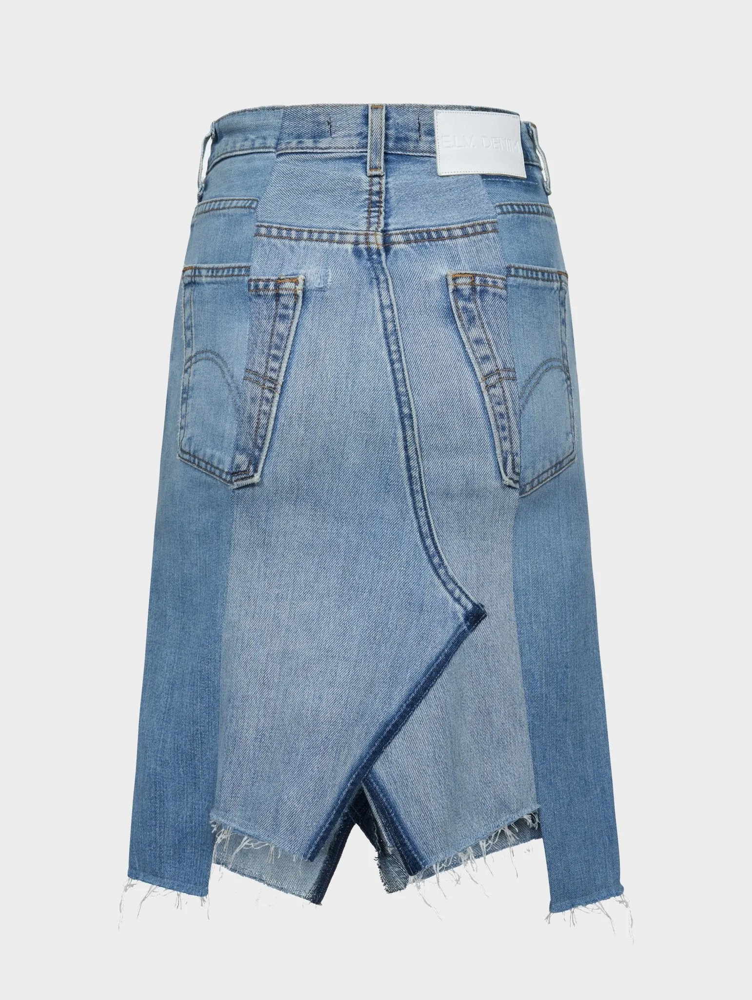 The Classic Light Blue Denim Skirt