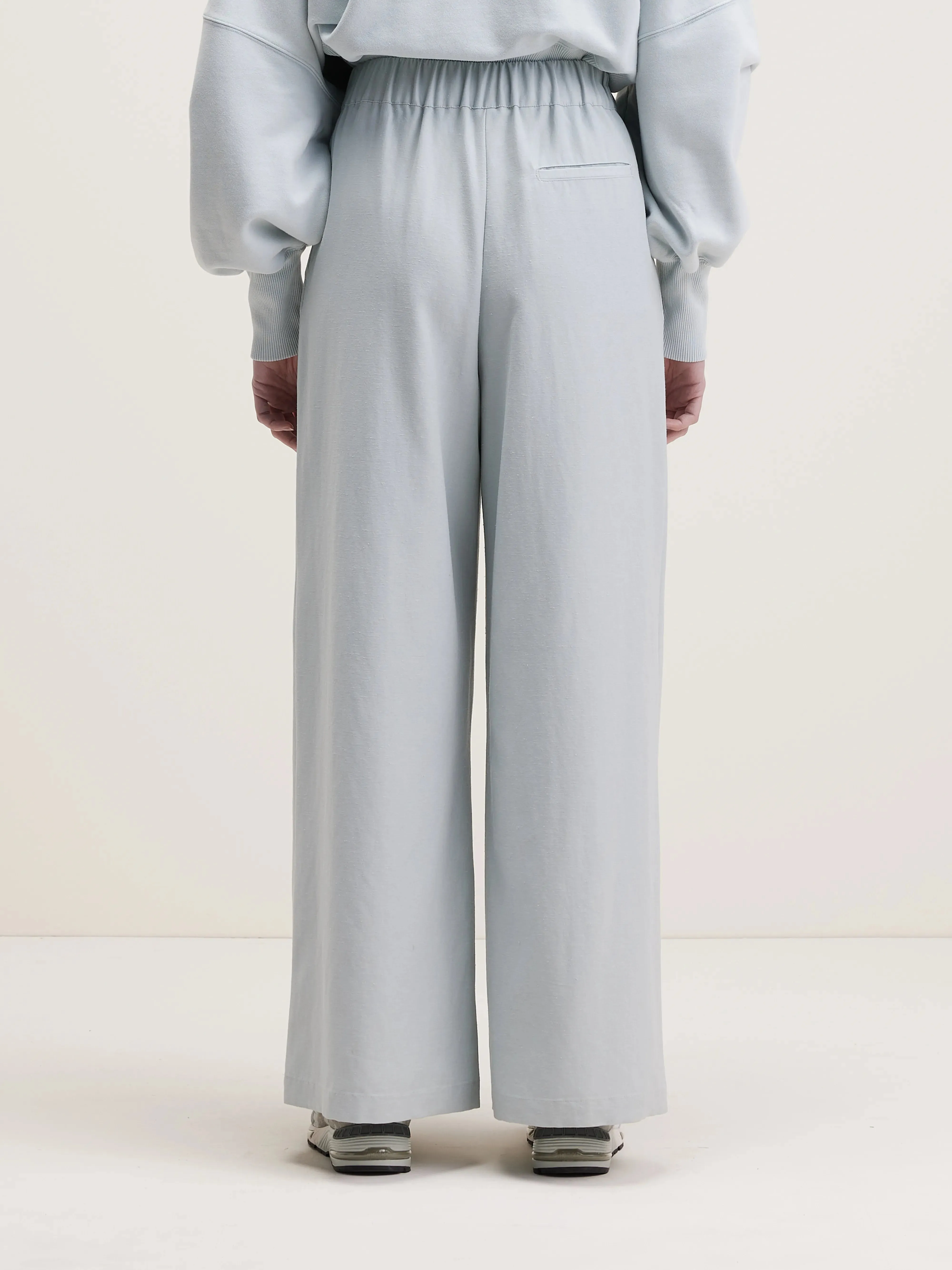 Vezza straight wide trousers (242 / W / GIVRE)