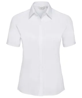 White - Women's short sleeve ultimate stretch shirt