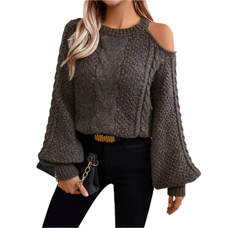 Women's New Fashion Personality Twist Knit Sweater